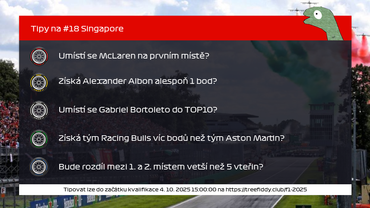 Tipy na #18 Singapore