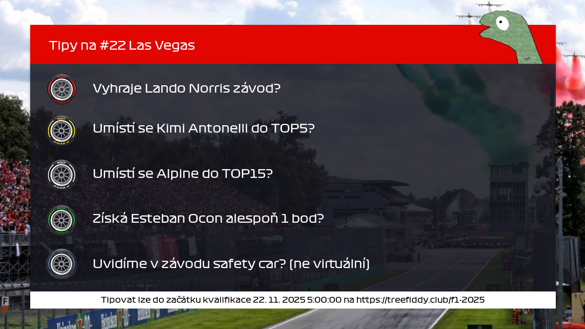 Tipy na #22 Las Vegas