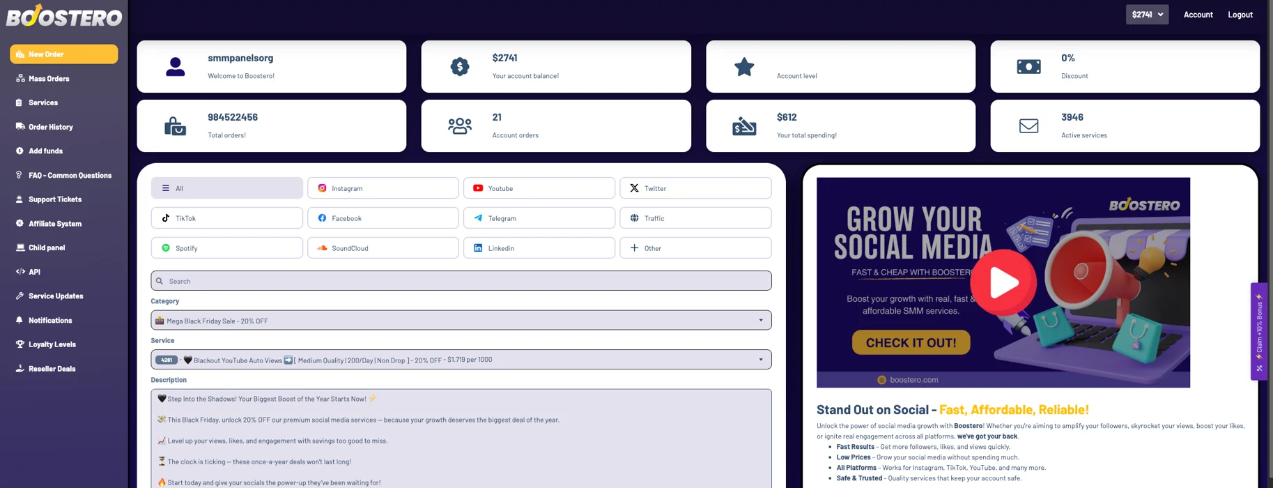 Boostero Panel Image