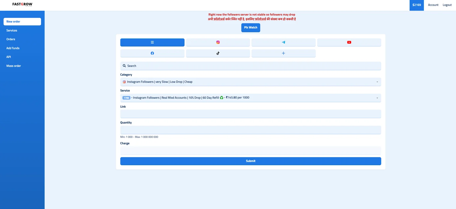 FastGrow.in Panel Image